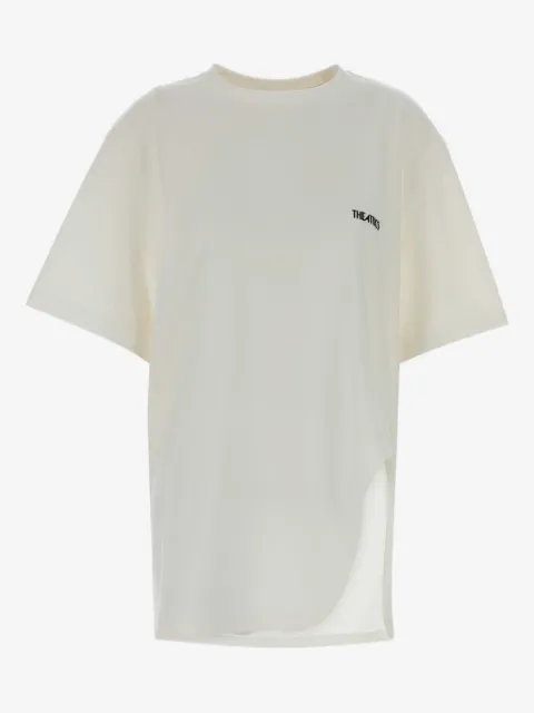 The Attico slit crew-neck T-shirt