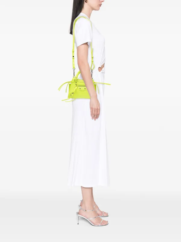 BALENCIAGA Neo Classic City Mini Croc Top Handle Shoulder  Pre-Loved Balenciaga Mini Croc Embossed Calfskin Neo Classic City display picture 1