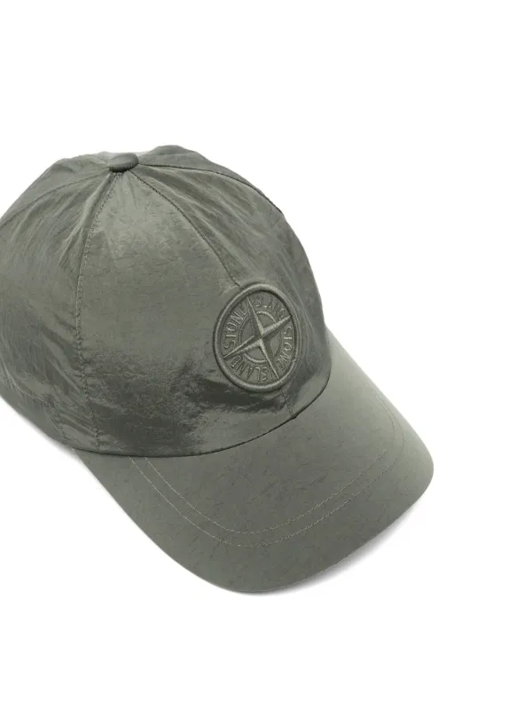 Stone Island ロゴ キャップ | グリーン | FARFETCH JP