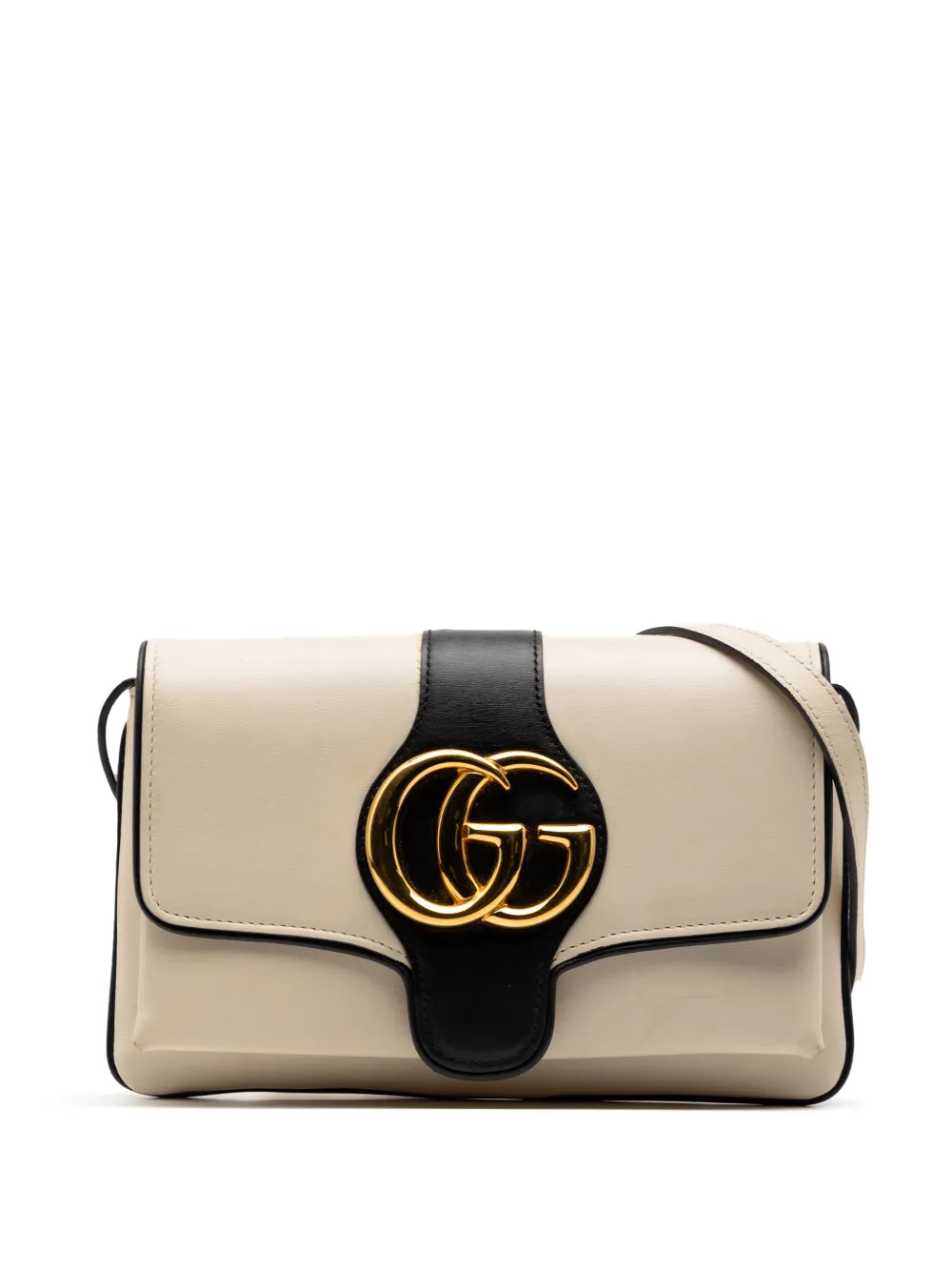Gucci Pre-Owned 2016-2025 Small Bicolor Leather Arli crossbody bag - Marrone