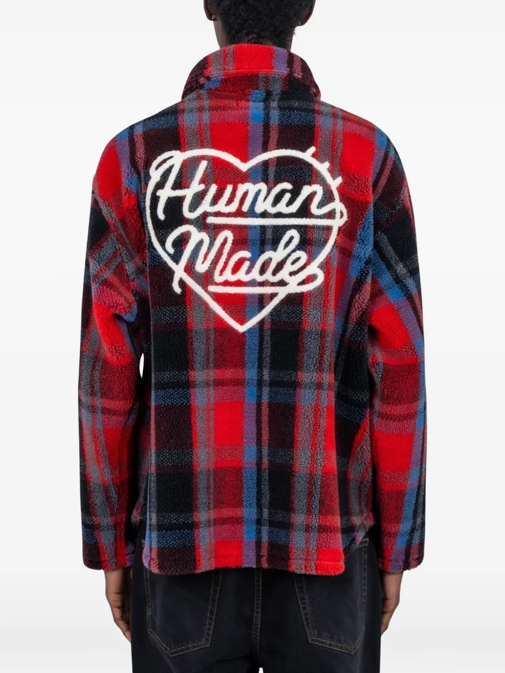  Human Made Plaid Sweatshirt - Red 