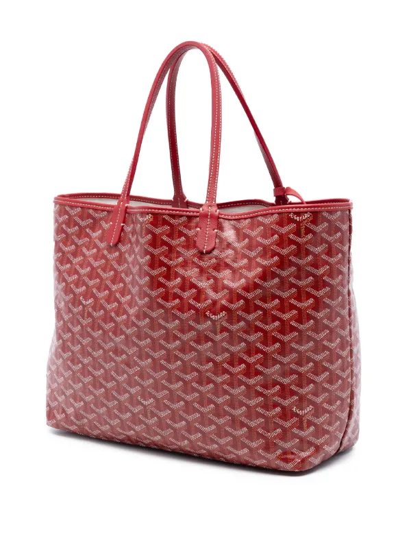 Goyard Pre-Owned 2017 Goyardine Saint Louis PM Tote Bag | Red