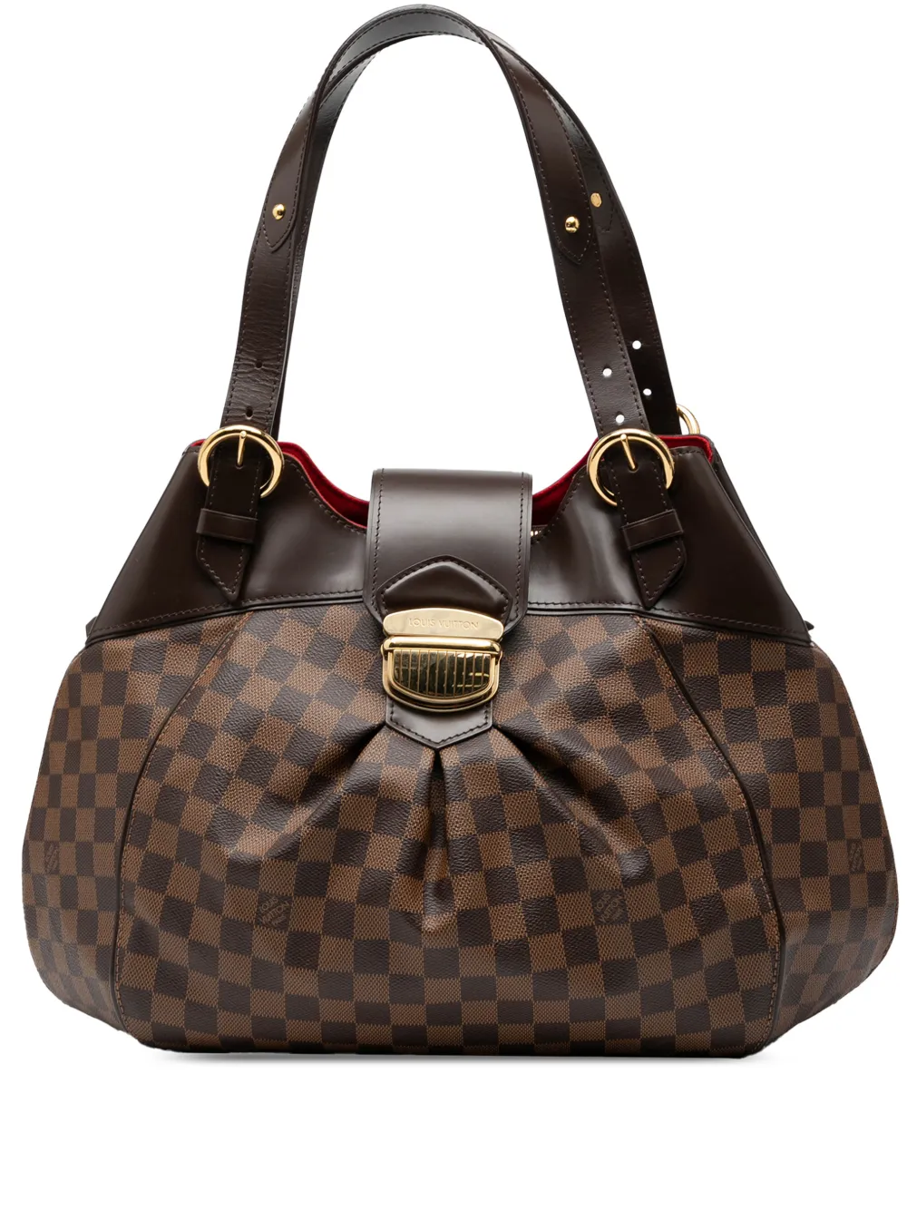 Louis Vuitton Pre-Owned 2011 Damier Ebene Sistina GM shoulder bag - Marrone