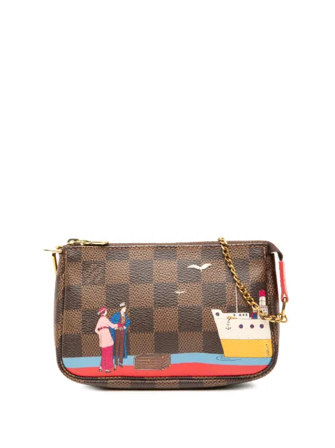 Louis Vuitton Pre-Owned 2016 Damier Ebene Transatlantic Cruises Mini Pochette Accessoires handbag