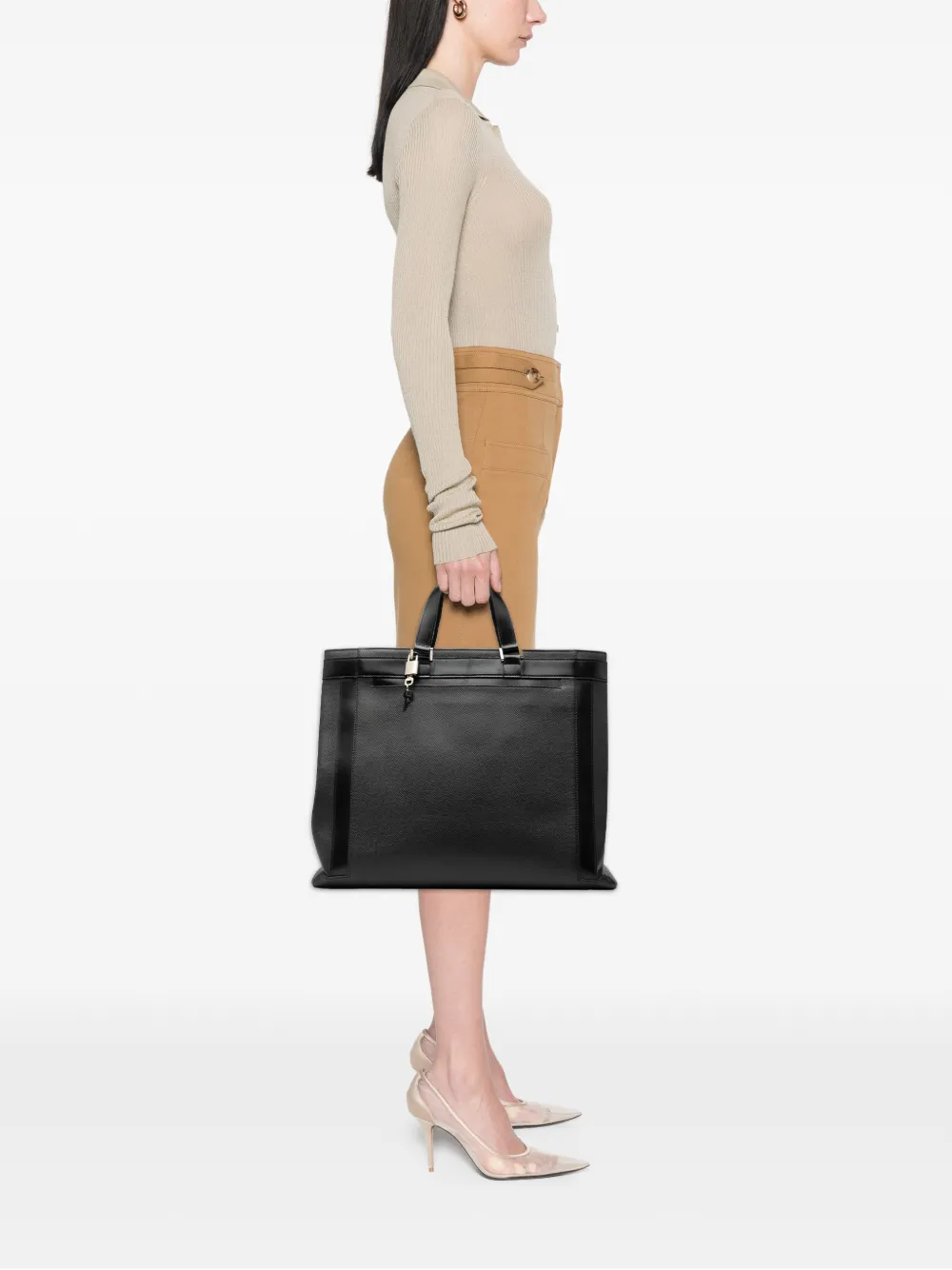 Louis Vuitton Pre-Owned 2004 Taiga Kasbek GM business bag | Pre-Owned | Image 2