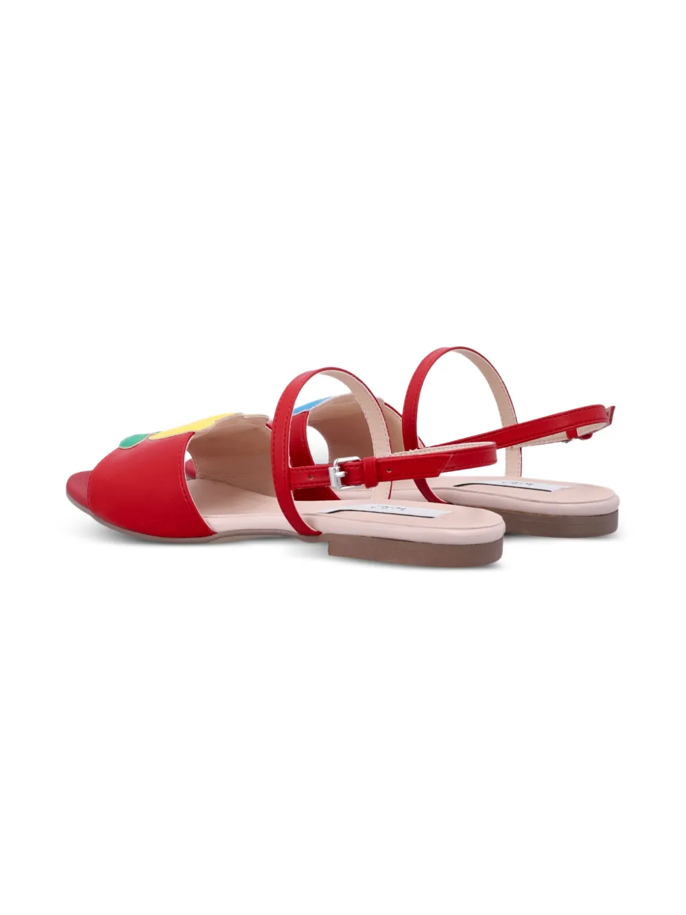 Stella McCartney Kids Tulip sandalen met open neus Rood