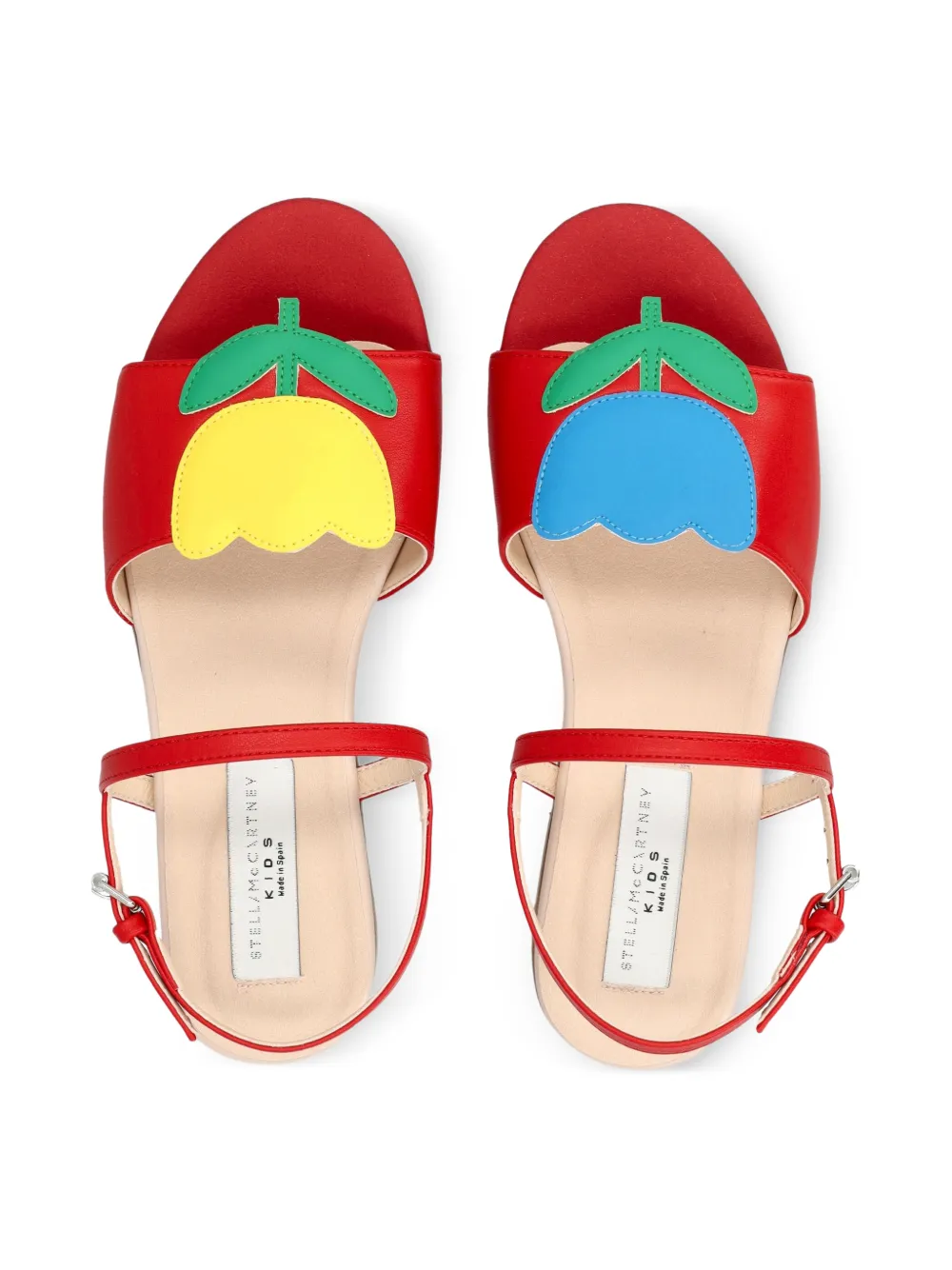 Stella McCartney Kids Tulip sandalen met open neus Rood
