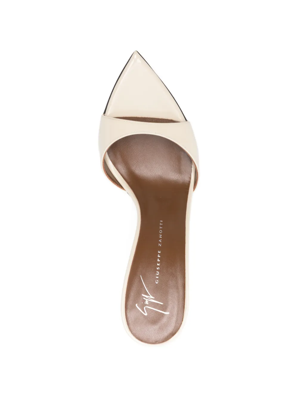 Giuseppe Zanotti Intriigo sandalen met puntige neus Beige