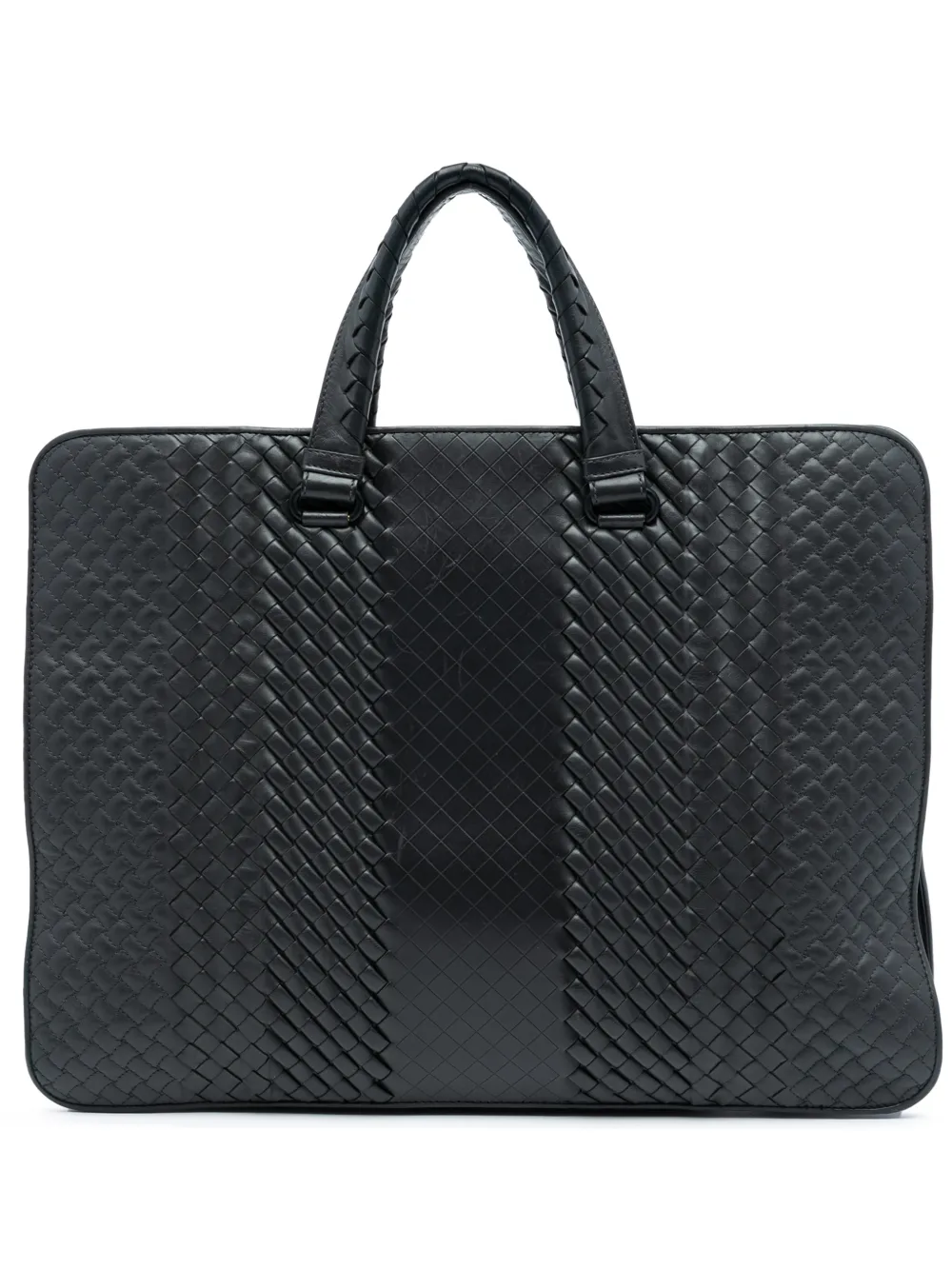 Bottega Veneta Pre-Owned 2012-2025 Nappa Intreccio Imperatore Briefcase business bag - Nero