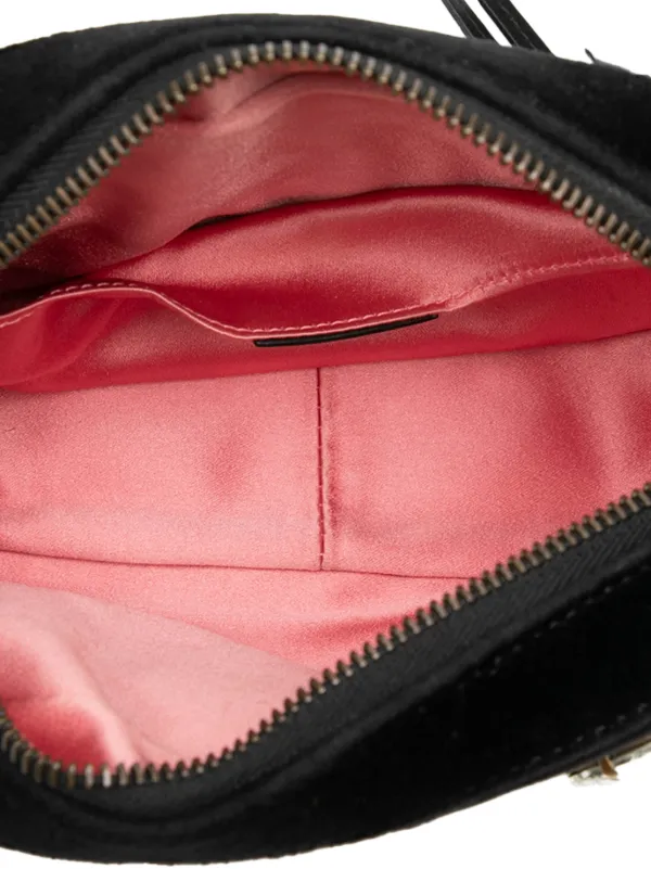 Gucci Pre-Owned 2016-2025 ミニ GGマーモント クリスタル マテラッセ 