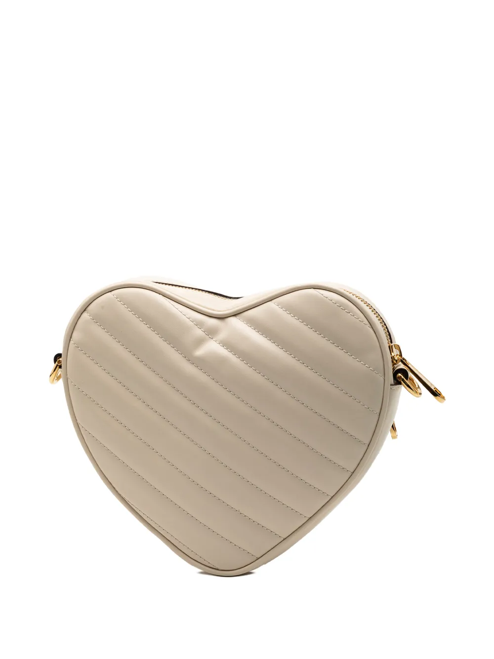 2016-2025 Mini Matelasse Leather Heart Crossbody Bag