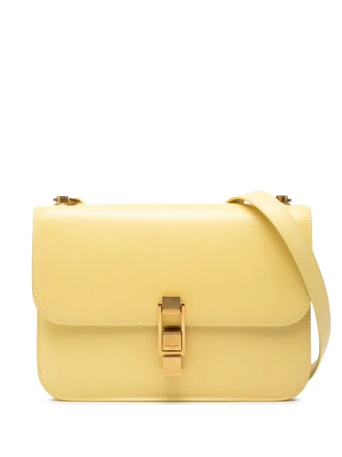 Saint Laurent Pre-Owned 2020 Leather Carre crossbody bag