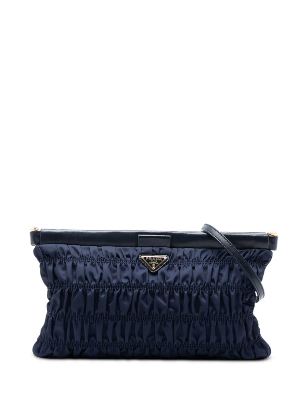 Prada Pre-Owned 2000-2013 Tessuto Gaufre crossbody bag - Blu