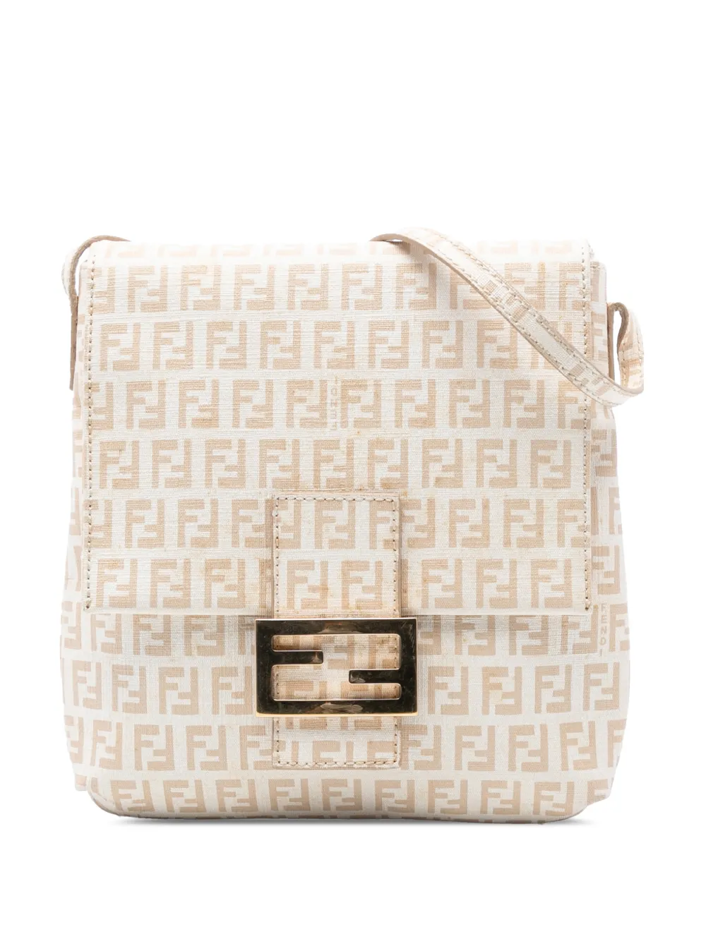 Fendi Pre-Owned 2010-2025 Zucchino Spalmati crossbody bag - Marrone