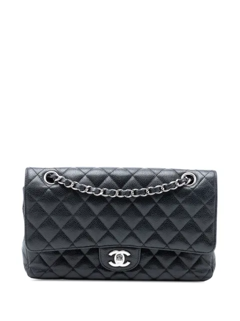 CHANEL Pre-Owned 2014-2015 Medium Classic Caviar Double Flap shoulder bag