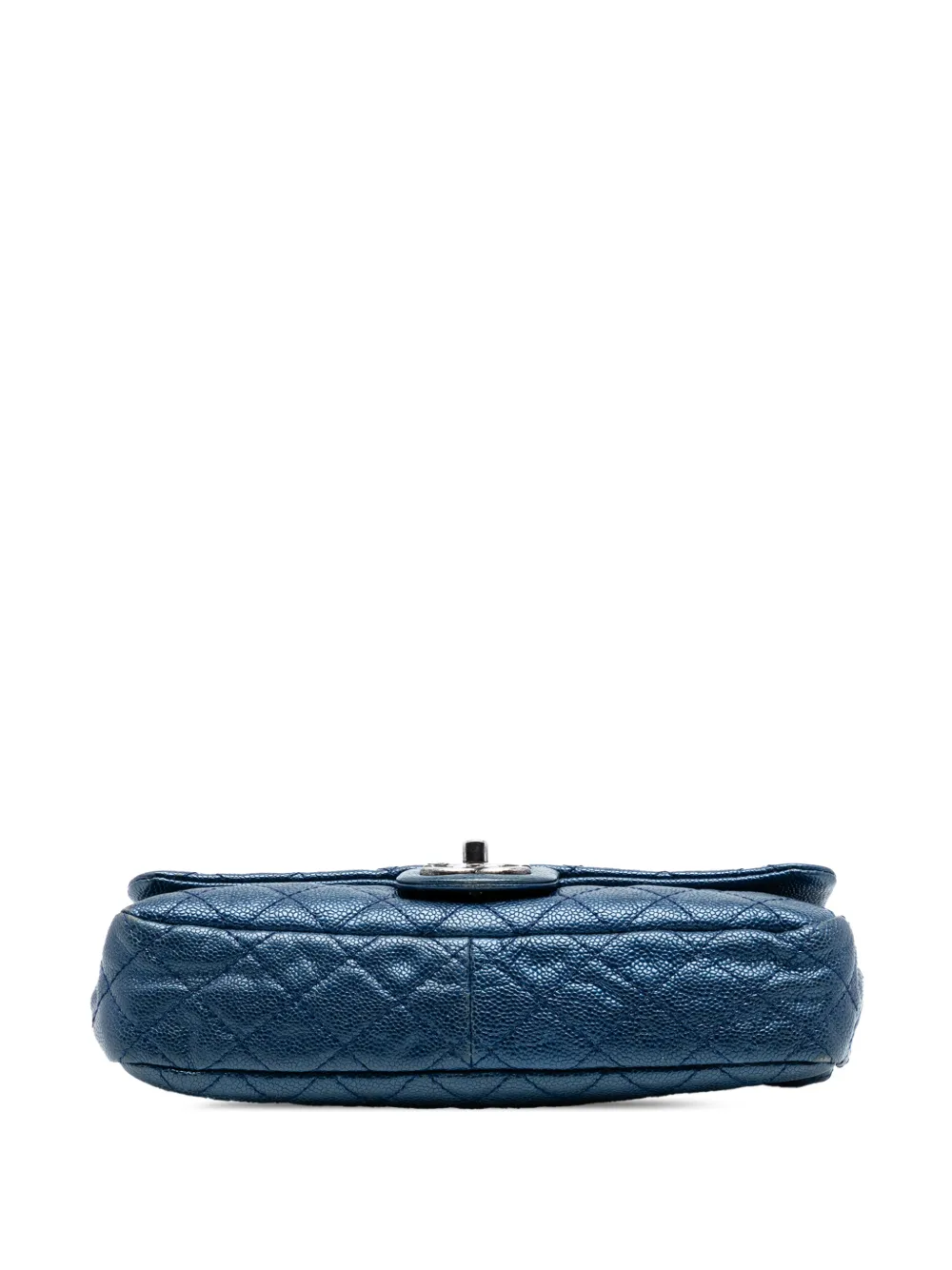 2012 Medium Quilted Iridescent Caviar Easy Flap Shoulder Bag