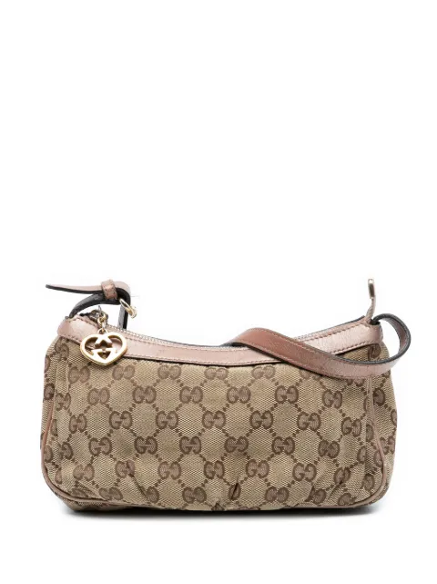 Gucci Pre-Owned 2000-2015 GG Canvas Lovely Heart Pochette shoulder bag