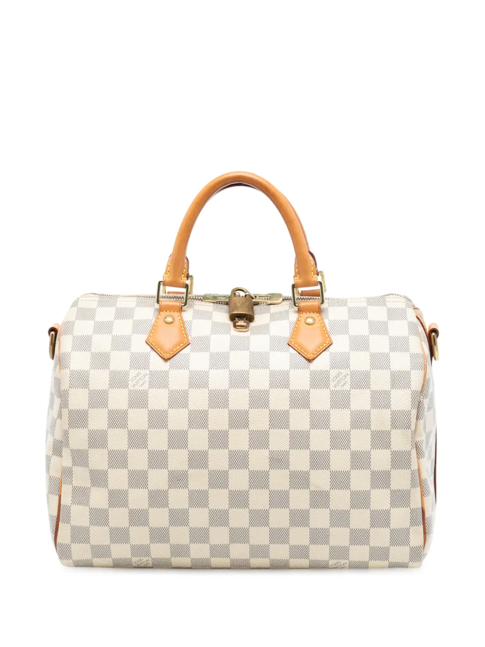 Louis Vuitton Pre-Owned 2016 Damier Azur Speedy Bandouliere 30 satchel - Bianco