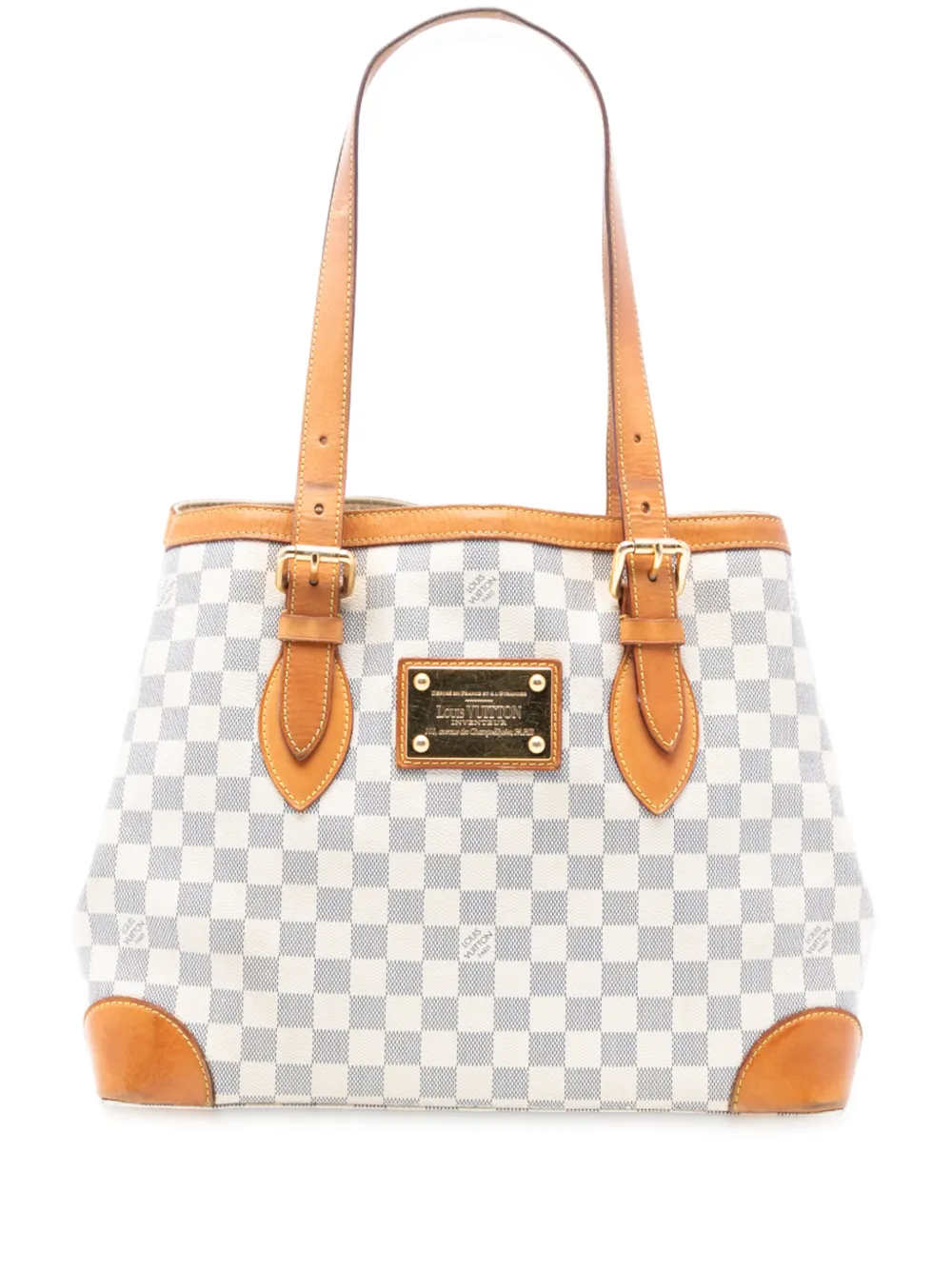 Louis Vuitton Pre-Owned 2009 Damier Azur Hampstead MM tote bag - White