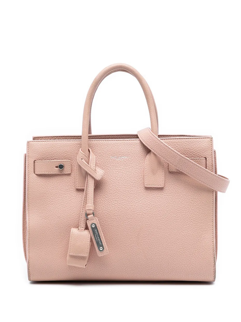Saint Laurent Pre-Owned 2016 Baby Grained Calfskin Sac De Jour satchel - Pink