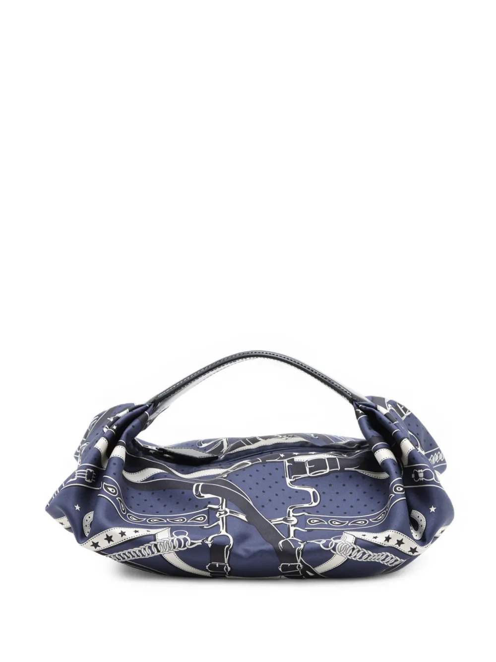 Hermès Pre-Owned 2023 Silk La Promenade du Matin Bandana Balusoie Bag handbag - Blu