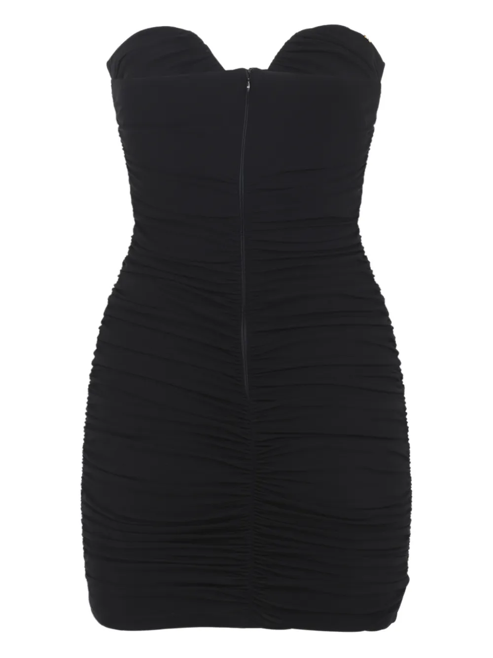 Elisabetta Franchi ruched mini dress - Zwart