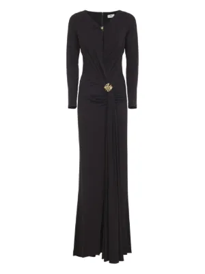 Ralph Lauren Double-Breasted Suit Maxi Dress - Black