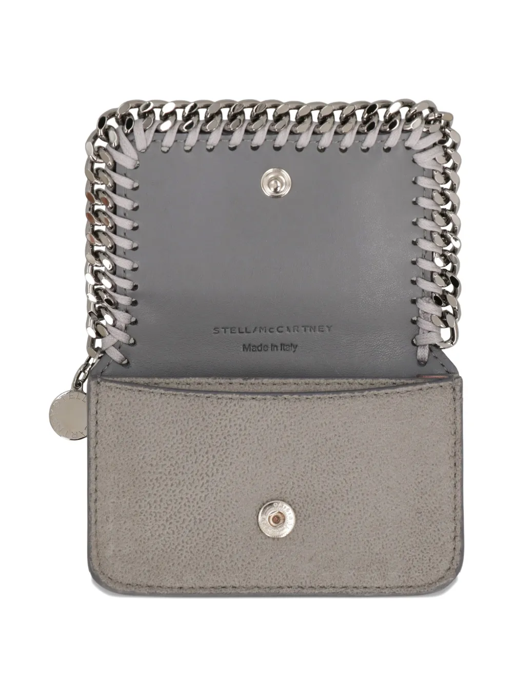  Stella Mccartney Small Falabella Flap Chain Wallet - Grey 