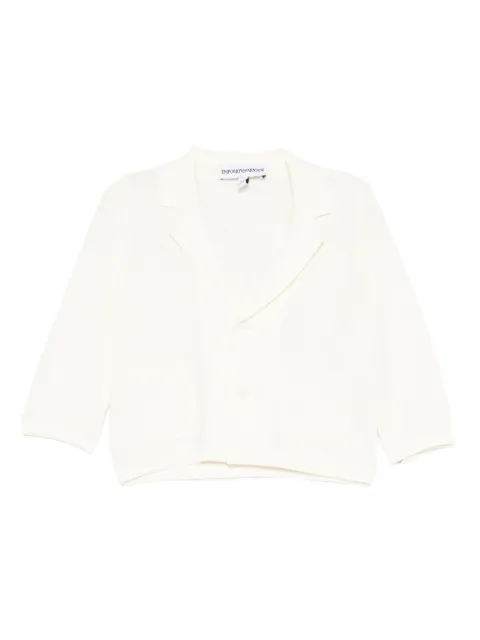 Emporio Armani Kids blazer de punto fino