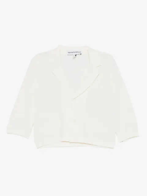 Emporio Armani Kids fine-knit blazer