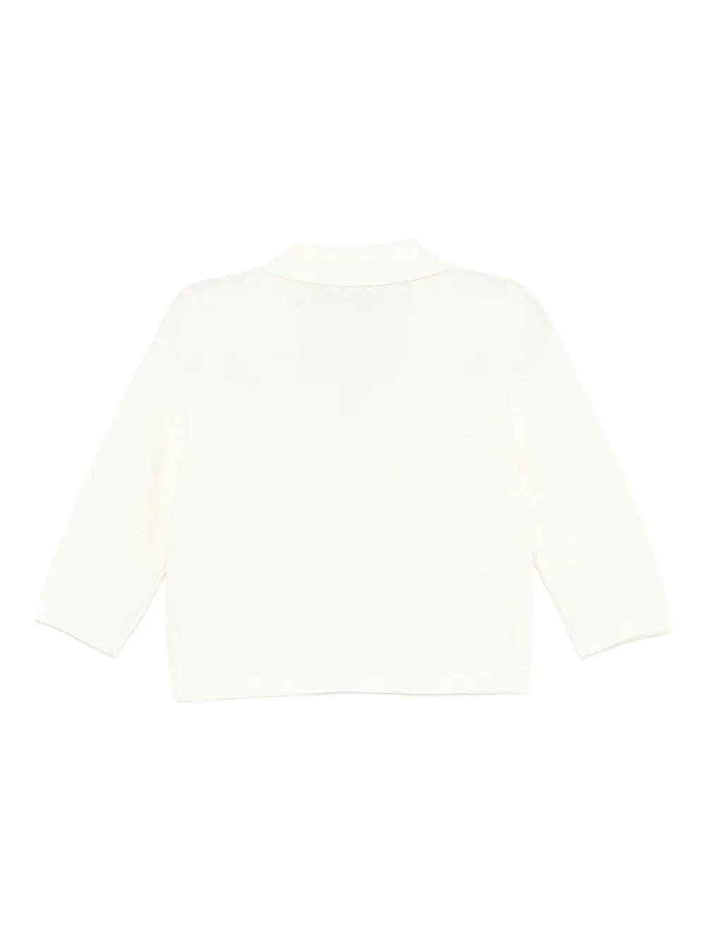 Emporio Armani Kids Fijngebreide blazer - Beige