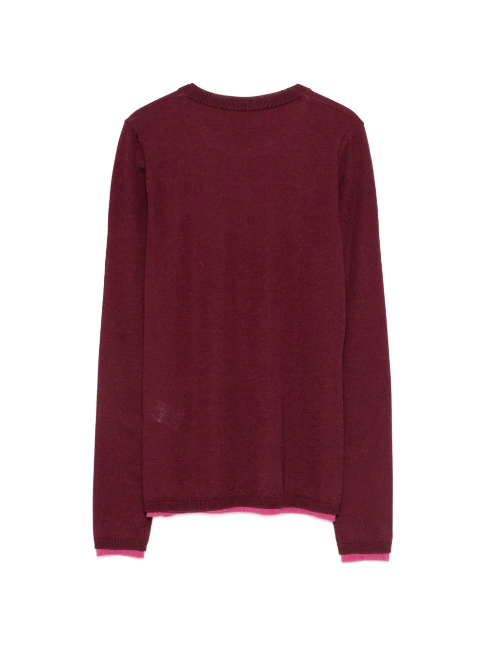 Gabriela Hearst Top met ronde hals en lange mouwen Rood