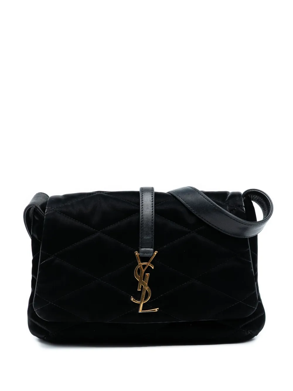 Saint Laurent Pre-Owned 2022 Quilted Satin Le 57 shoulder bag | negro | Image 1