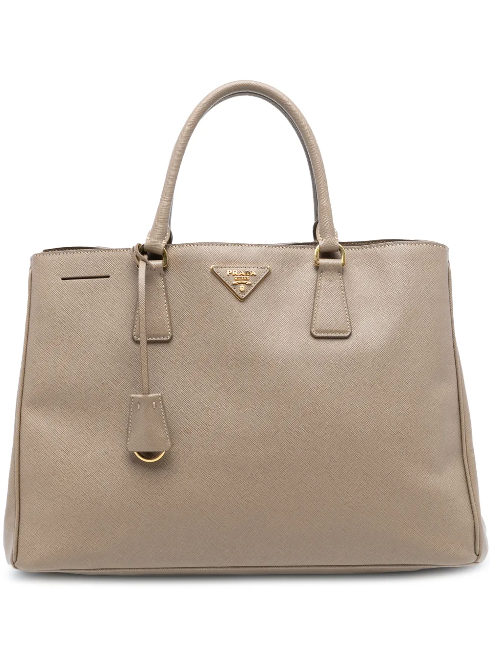 Prada Pre-Owned 2013-2025 Large Saffiano Lux Galleria tote bag - Marrone