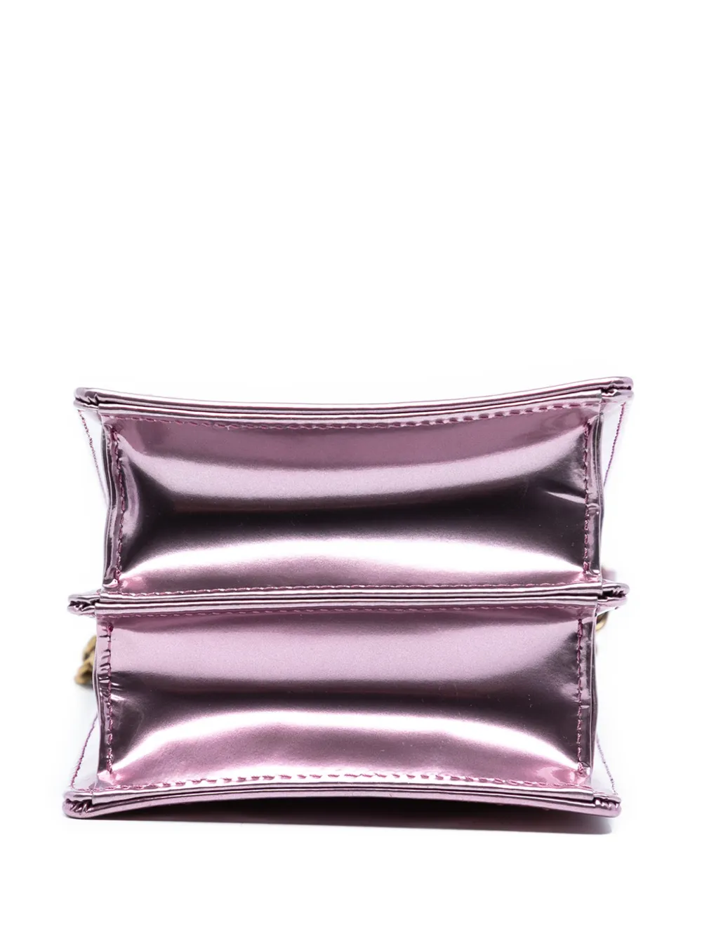 2018 Metallic Studded Calfskin Vertical Diorama Crossbody Bag