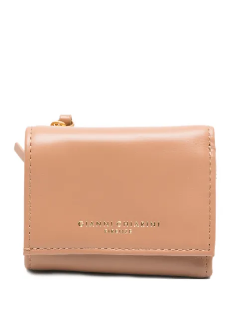 GIANNI CHIARINI zip leather wallet