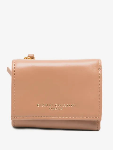 GIANNI CHIARINI zip leather wallet