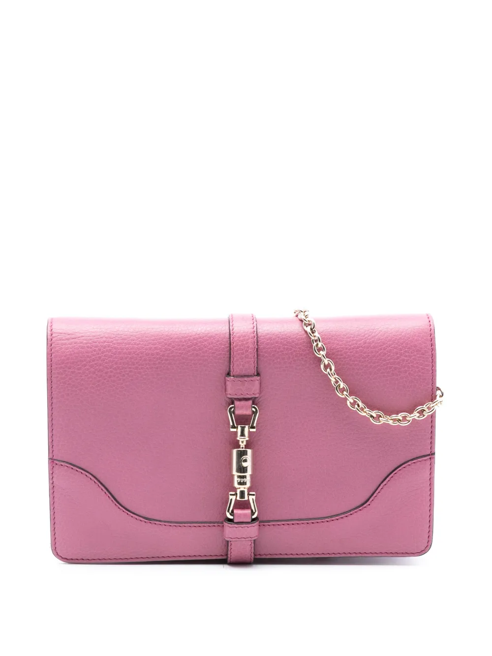 Gucci Pre-Owned 2016-2025 Pebbled Calfskin Piston Broadway Evening Bag shoulder bag - Rosa