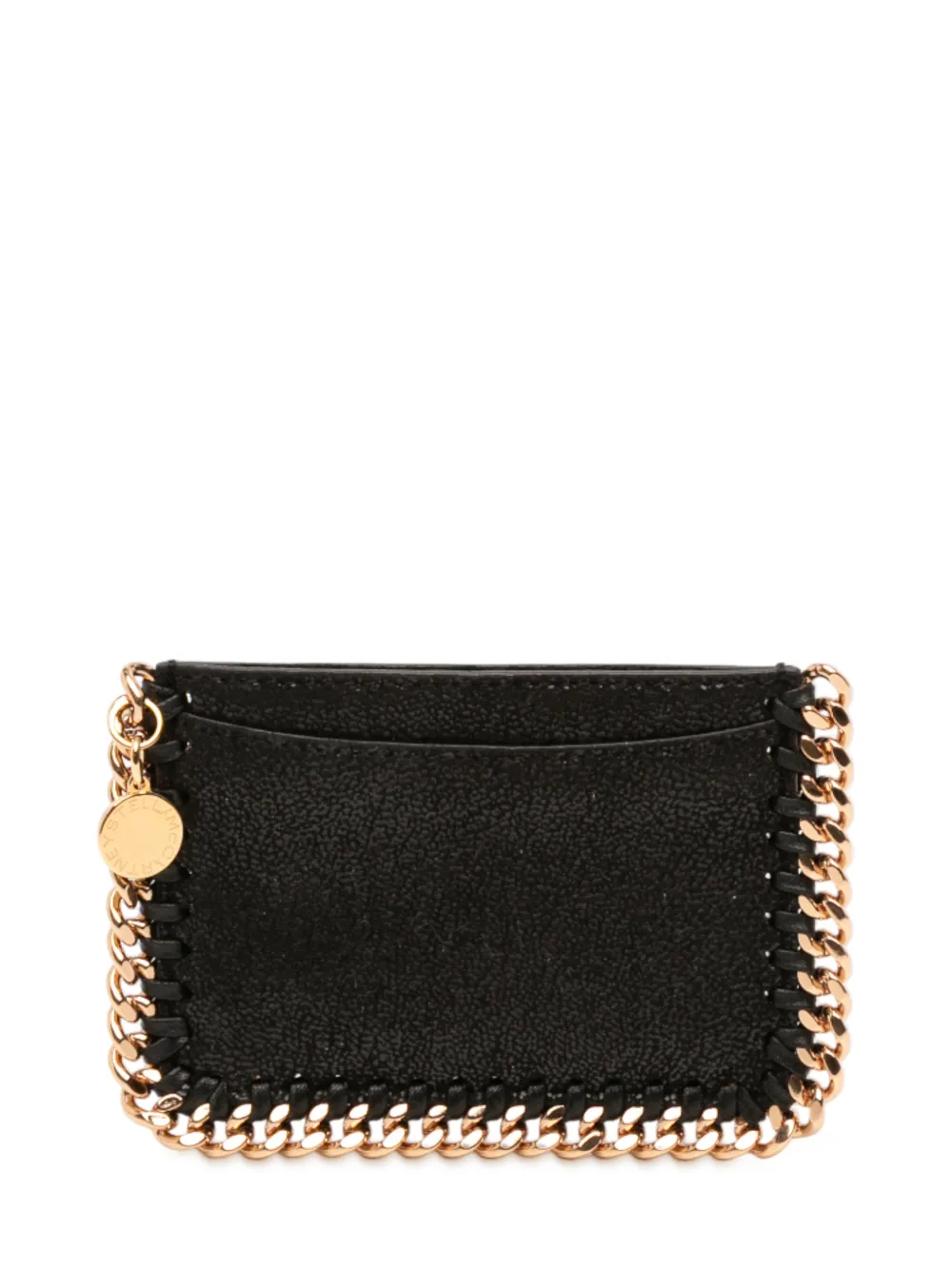 Stella McCartney Pre-Owned 2010-2025 Falabella Shaggy Deer card holder - Nero