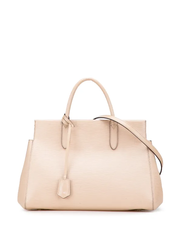 Louis Vuitton Pre-owned 2014 Epi Marly MM Satchel in Brown