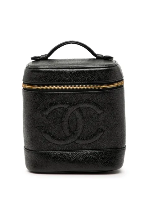 CHANEL Pre-Owned 1997-1999 CC Caviar vanity bag
