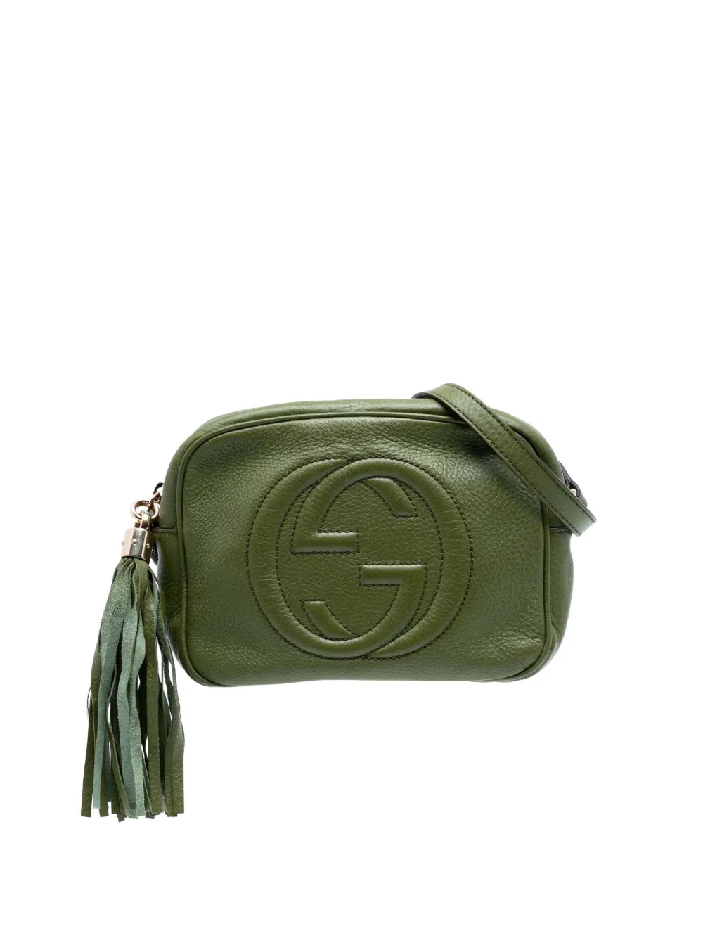 Gucci Pre-Owned 2016-2025 Leather Soho Disco crossbody bag - Verde