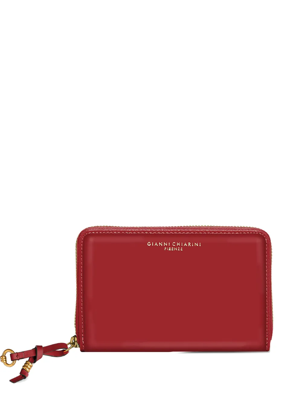 GIANNI CHIARINI logo-detail wallet - Rosso
