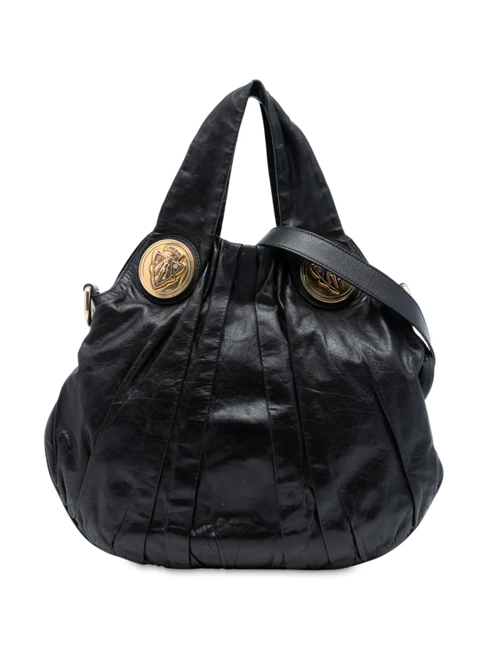 Gucci Pre-Owned 2016-2025 Medium Guccissima Hysteria satchel - Nero