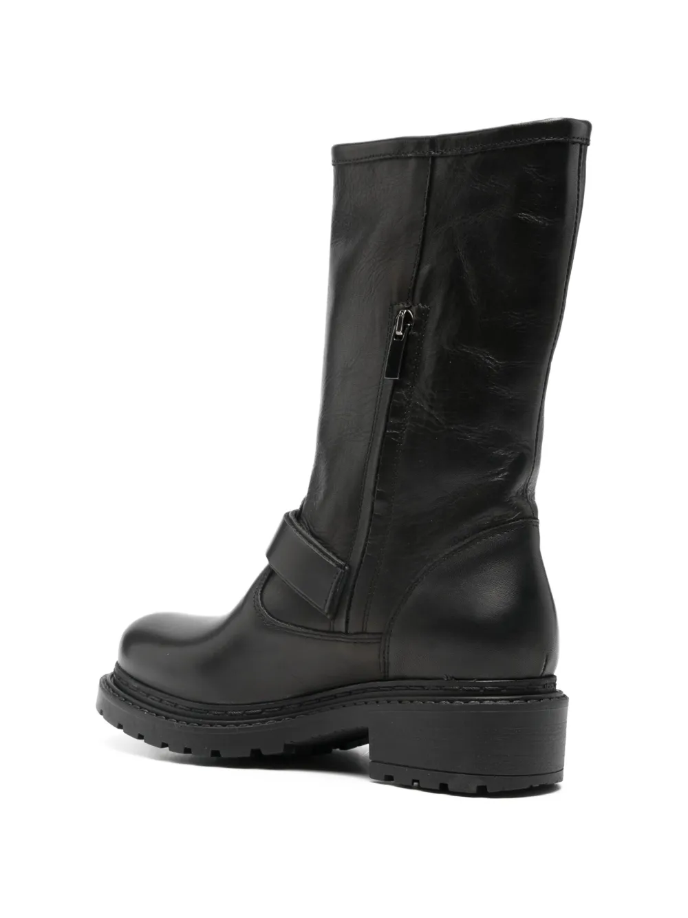 Metisse buckle-strap boots Zwart