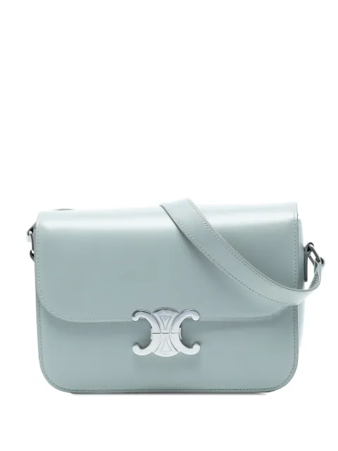 Celine Pre-Owned 2019 Classique Shiny Calfskin Triomphe crossbody bag