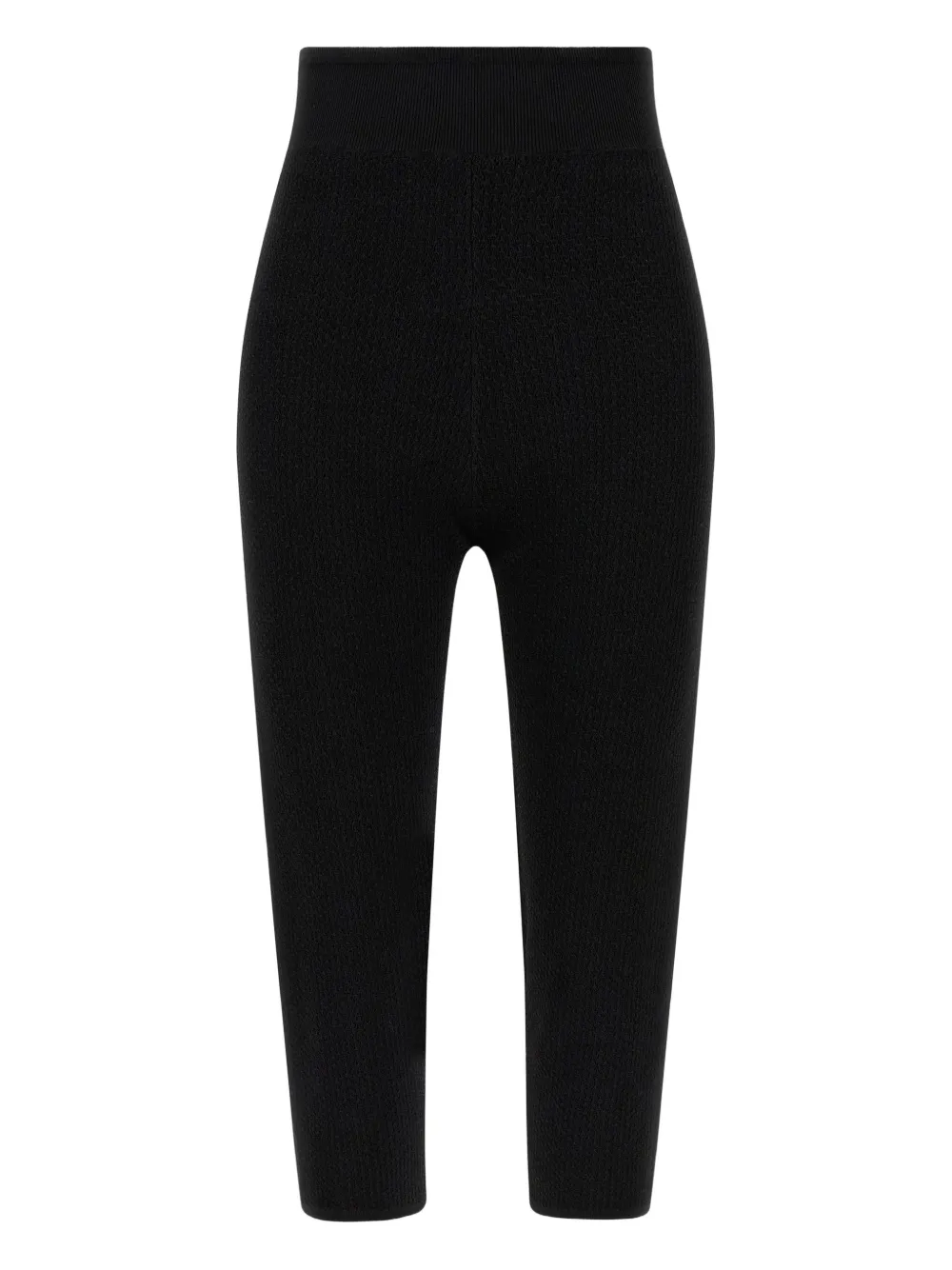 Chloé knitted perforated leggings - Zwart