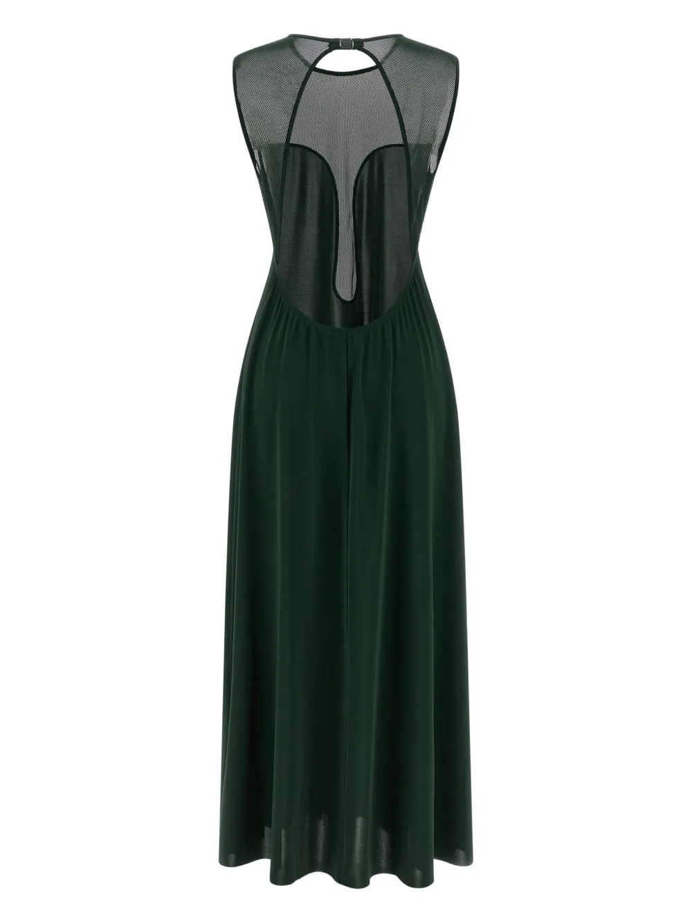 ERES mesh insert scene maxi dress - Groen