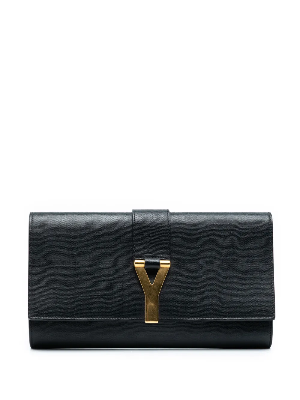 Saint Laurent Pre-Owned 2000-2012 Leather Chyc Ligne clutch bag - Schwarz