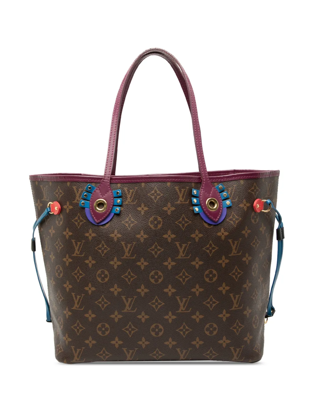 Louis Vuitton Pre-Owned 2015 Monogram Totem Neo Neverfull MM tote bag - Marrone